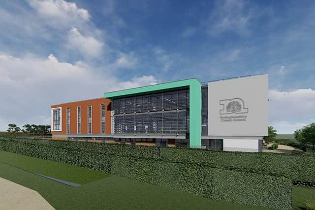 Nottinghamshire County Council's EDAM committee has given £15.7m new office plans at Linby the green light