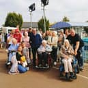 Staff and residents from Harrier House Care Home in Hucknall enjoyed a day out to Skegness