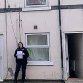 Complaints had been received of constant antisocial behaviour and concerns about drug dealing at these addresses. Image: Nottinghamshire Police