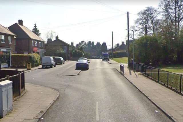A mum and baby's car was attacked by a man on Robin Hood Drive in Hucknall. Photo: Google