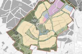 The proposed new housing would be on Whyburn Farm land
