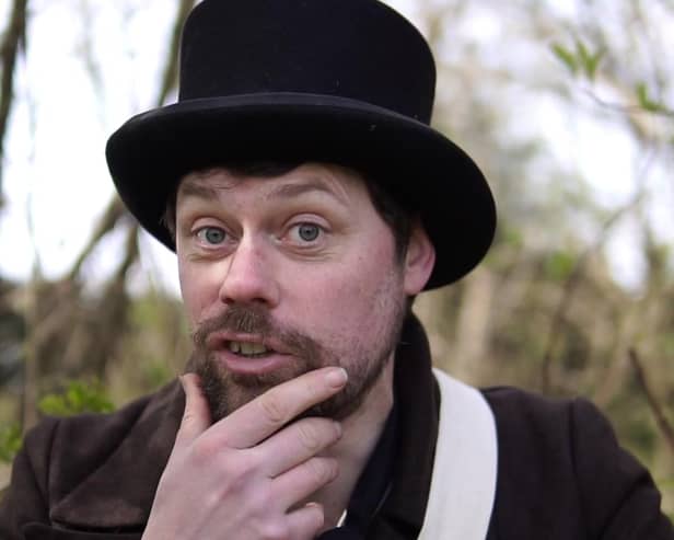 An actor plays revolutionist Jeremiah Brandreth in one of the films.
