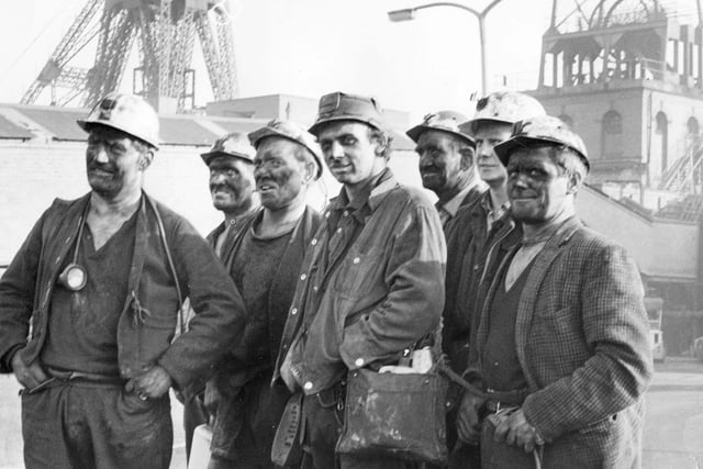 These miners are pictured at Boldon Colliery pit head in 1969. Did you work there?