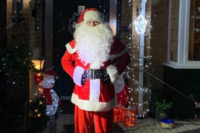Meet Santa in his grotto at Bluebell Lights and help support two charities this Christmas