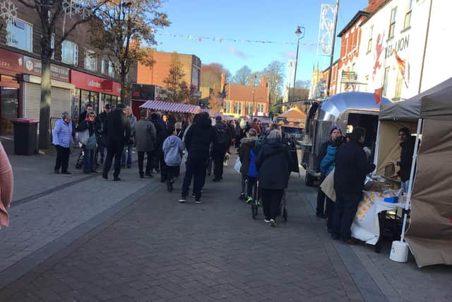 Large crowds attended the second Hucknall Food & Drink Festival