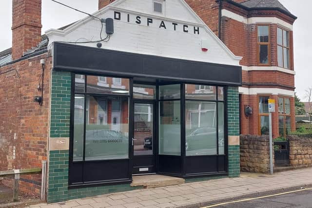 The old Dispatch offices are now home to the Headlines hair salon