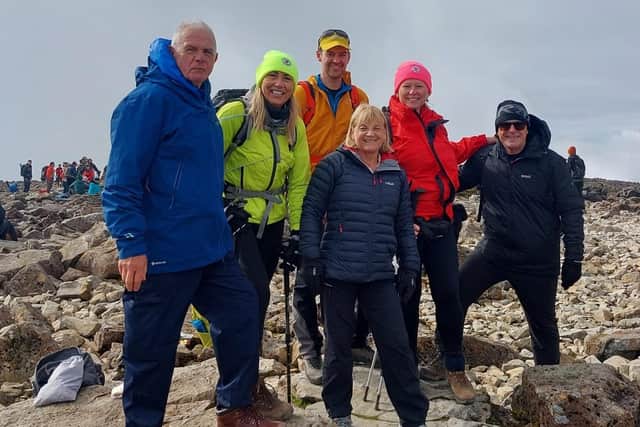 Darryl and Sylvia Claypole and friends have completed their epic climb of Ben Nevis