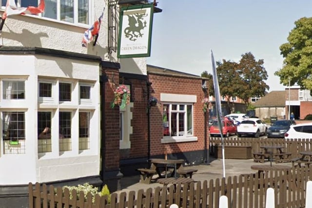 Green Dragon, Watnall Road, Hucknall, was given a five rating after inspection on June 26. (Photo by: Google Maps)