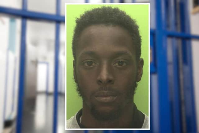 Romello Nangle was jailed for four-and-a-half years at Nottingham Crown Court. Photo: Nottinghamshire Police