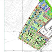 Plans submitted to the council show how the proposed new development will be laid out