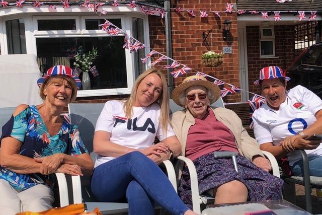 Flags, hats and bunting were out in force as everyone got into the patriotic spirit
