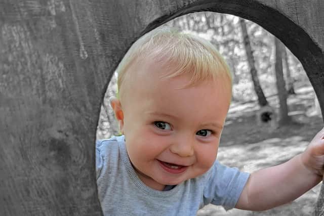 Rachel Collins won the People Category with 'Our son enjoying Brierley Park'