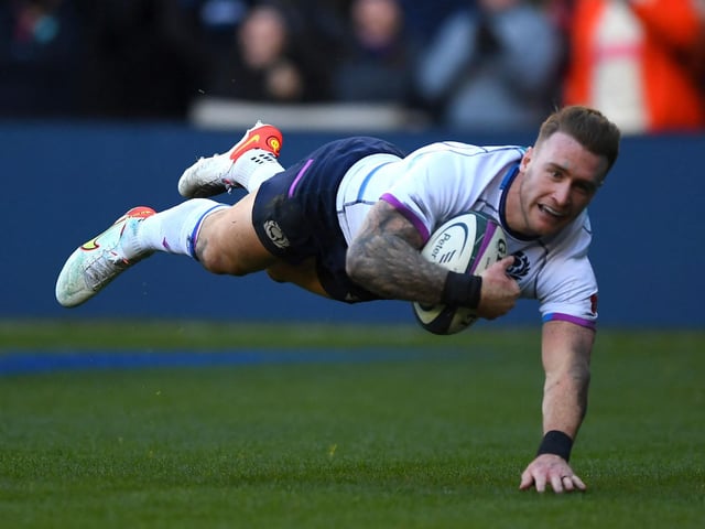 Two brilliant finishes saw him draw level with Ian Smith and Tony Stanger as Scotland’s all-time leading try-scorers. A captain’s innings from Hogg who also became the world’s most capped male full-back.