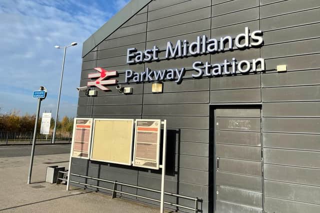East Midlands Parkway Station.