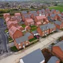 An aerial shot of Bellway’s Sherwood Gate development in Linby. (Photo by: Bellway)