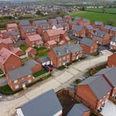 An aerial shot of Bellway’s Sherwood Gate development in Linby. (Photo by: Bellway)