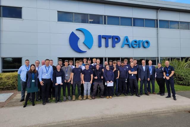 ITP Aero in Hucknall has celebrated its apprenticeship scheme with 10 graduating and 12 new ones joining the company