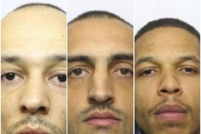 L-R: Matthew Cohen, Dale Gordon and Keil Bryan 
The three men were jailed for a minimum of 90 years between them after being found guilty of murdering 23-year-old Aseel Al-Essaie in Upperthorpe in February 2017
Aseel was shot dead as he turned up for a family party to celebrate his sister's engagement.
It is believed the murder related to a dispute over drug dealing.
