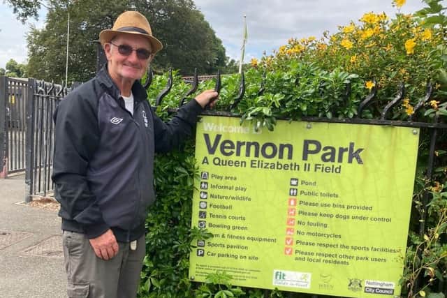 Ian West at Vernon Park. (Photo by: Ian West)