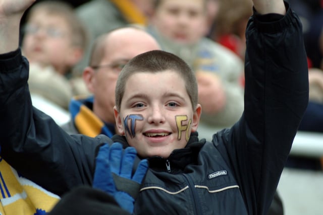 A young Stags fan in the crowd.