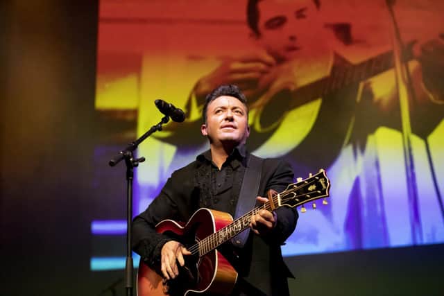 Clive John stars in the Johnny Cash Roadshow in Nottingham. Photo: Submitted