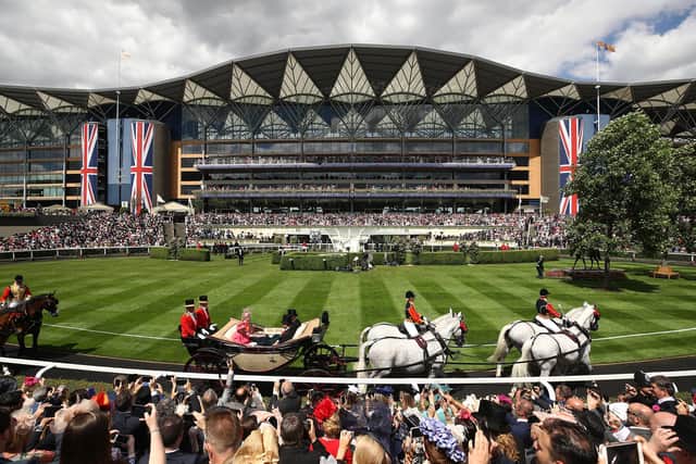 Royal Ascot, which will go ahead as usual in mid-June, but without the crowds, or the royal procession. (Photo by Bryn Lennon/Getty Images for Ascot Racecourse)