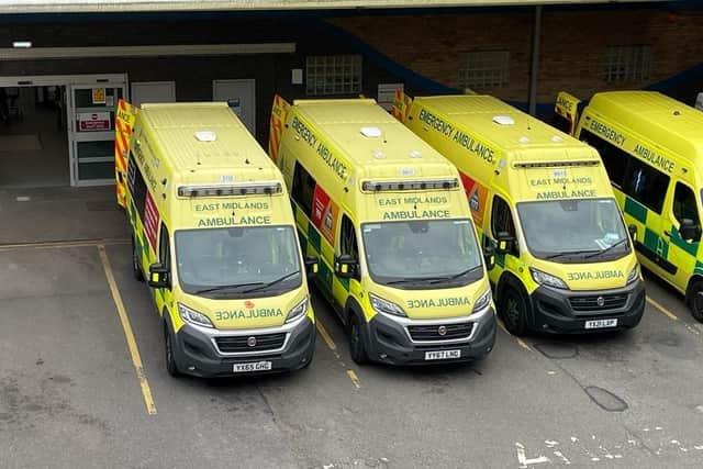 EMAS says it is working to resolve concerns over 'corridor care' in Nottinghamshire hospitals. Photo: Other
