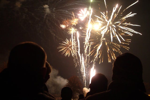 The park regularly hosted the Ashfield district Bonfire Night and fireworks, this is a snap from 2006