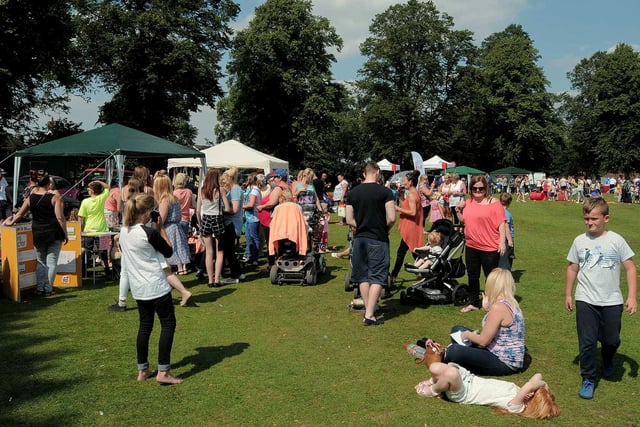 A snap from a fun day in 2012 as crowds gather at Titchfield Park