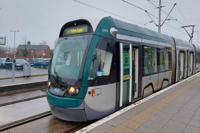 Hucknall and Bulwell tram users are facing delays this morning
