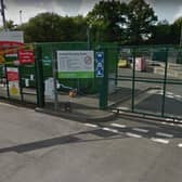 Services at Hucknall Recycling Centre are likely to be impacted by a strike by GMB Union members this month. Photo: Google