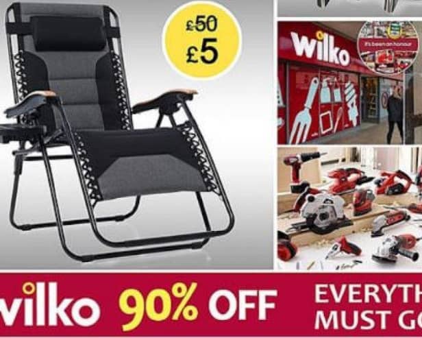 Coun Martin is urging people not to fall for scam adverts like this claiming to be selling off Wilko stock