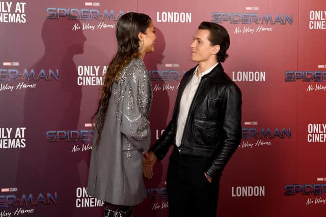 Tom Holland and Zendaya star in the new Spinder-Man film Spider-Man: No Way Home. Photo: Gareth Cattermole/Getty Images