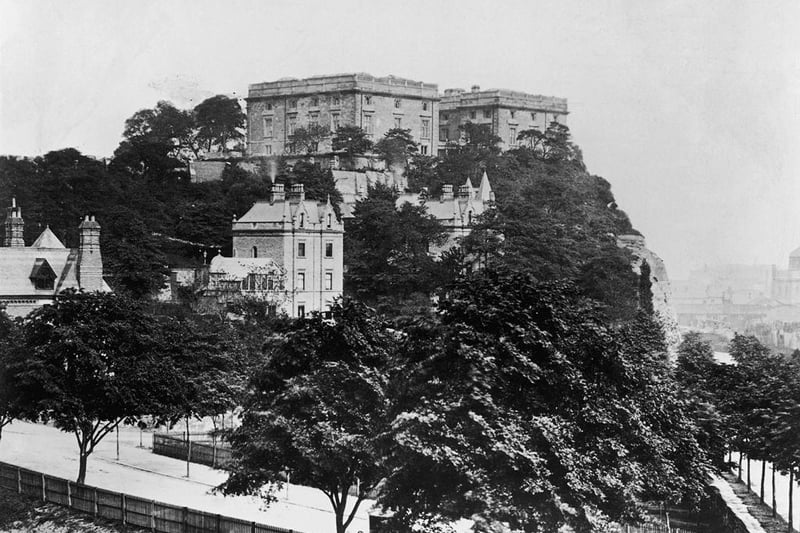 Nottingham Castle circa 1900.