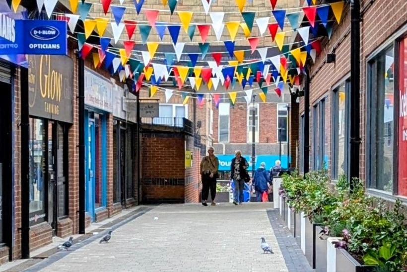 Work complete to improve Central Walk area of Hucknall