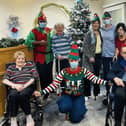 Staff and residents at Hall Park Care Home took part in Elf Day