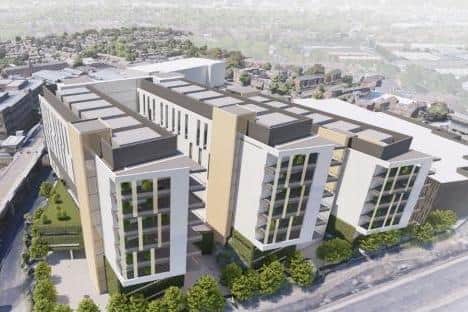 An artist's impression of the new-look QMC under  the Tomorrow's NUH plans. Photo: Other
