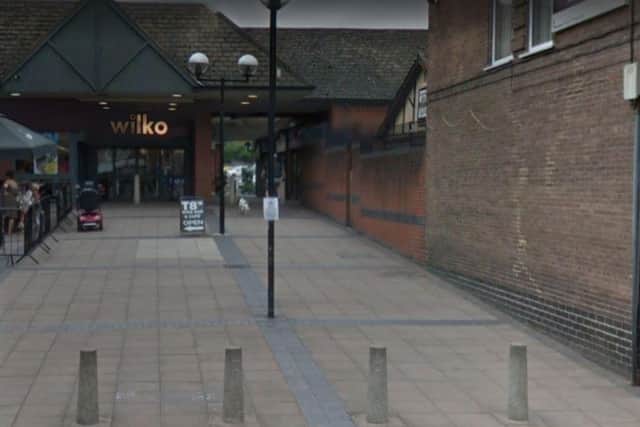A pedestrian was nearly knocked down on Central Walk by the bike and scooter riders they were calling the police about. Photo: Google