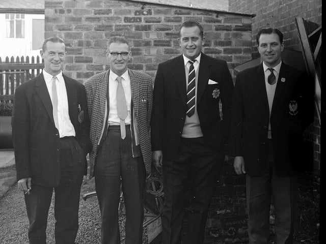 Members of Balerno Bowling Club in August 1964.