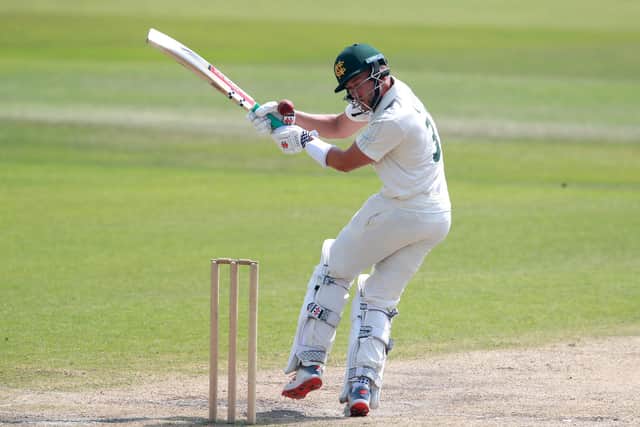 Joe Clarke scored an impressive 133 after surviving dropped catches.