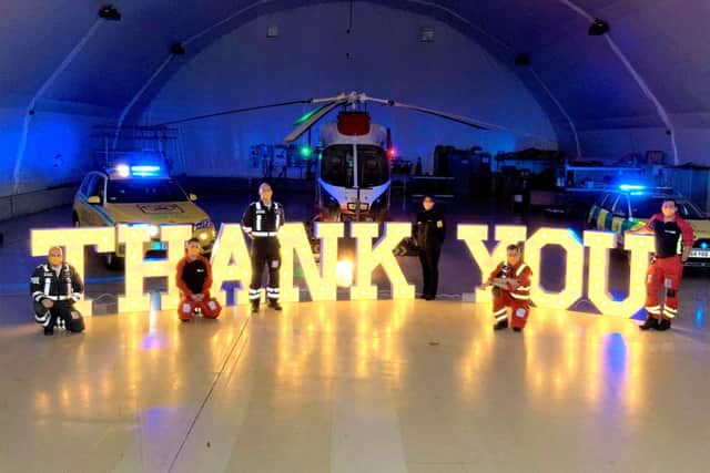 The Lincolnshire & Nottinghamshire Air Ambulance has thanked the public for its support during 2020