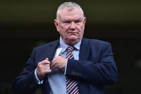 Greg Clarke was forced to resign from his role as FA chairman. (Photo credit should read GLYN KIRK/AFP via Getty Images)