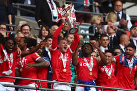 Joe Worrall and Nottingham Forest won promotion after winning the play-off final in May. Now, they are ready to face the Premier League big guns. Photo: Christopher Lee/Getty Images