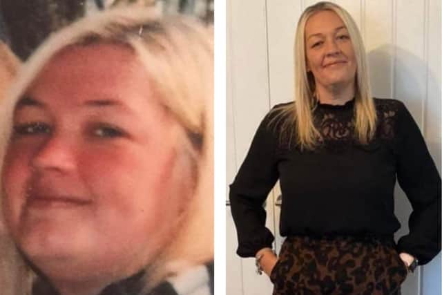 Tracy Hickmann, before and after losing three-and-a-half stone, wants to help inspire others on their weight-loss journey
