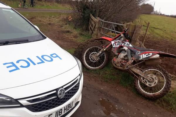 Police are investigating an off-road bike crash in which two teenagers were seriously hurt. Photo: Nottinghamshire Police