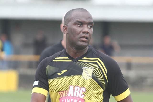 Craig Westcarr scored his 29th goal of the season at Lutterworth.