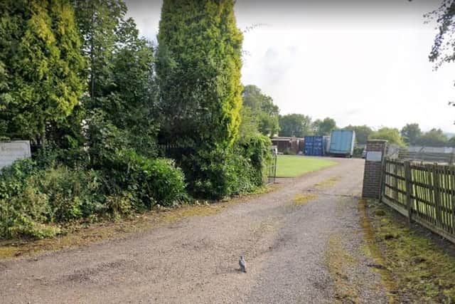 Plans have been re-submitted for two houses on land at Linby Boarding Kennels. Photo: Google