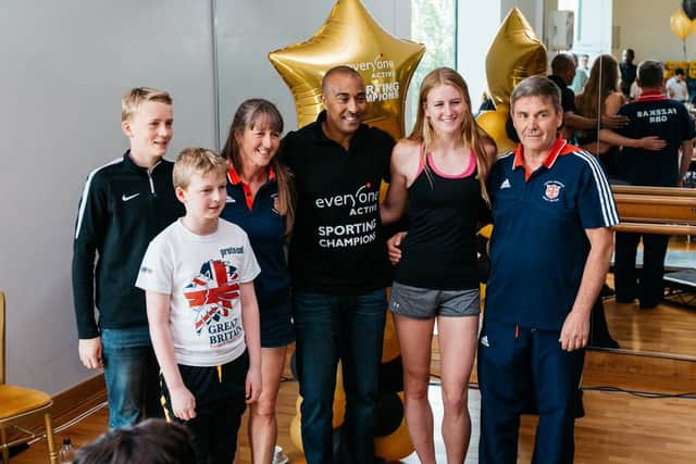 Olympic medalist Colin Jackson is supporting the Sporting Champions scheme to help young Hucknall athletes