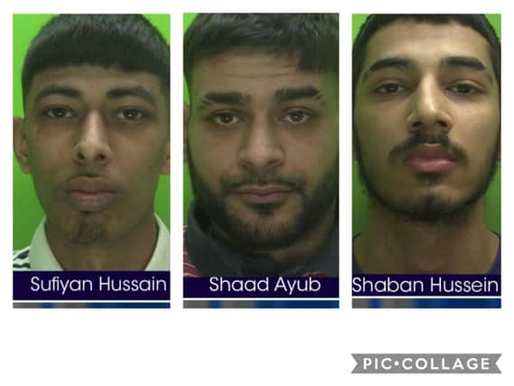 The trio jailed for the wielding of knives in Bulwell