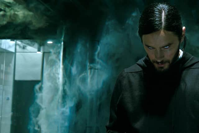 Jared Leto stars as the antihero Dr Michael Morbius in the new Marvel film Morbius. Photo: Sony Pictures
